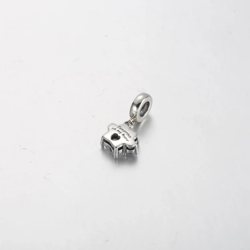 (imagine pentru) Talisman de tip pandantiv strălucitor cu urme de lăbuțe - 792247C01 - Vizualizare 3