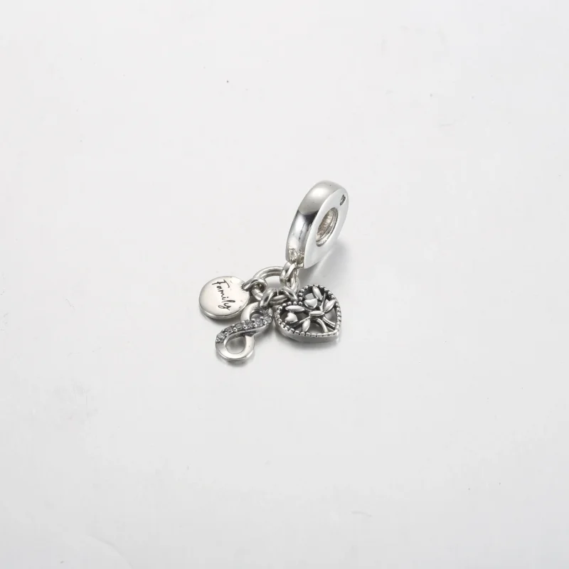 (imagine pentru) Talisman de tip pandantiv triplu Infinitul familiei - 792201C01 - Vizualizare 2