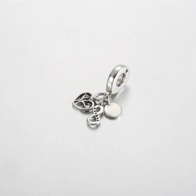 (imagine pentru) Talisman de tip pandantiv triplu Infinitul familiei - 792201C01 - Vizualizare 3