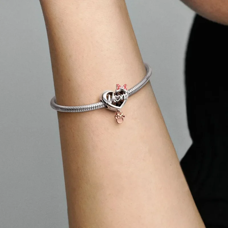 (imagine pentru) Talisman Disney Minnie Mouse inimă și Mum - 781142C01 - Vizualizare 6