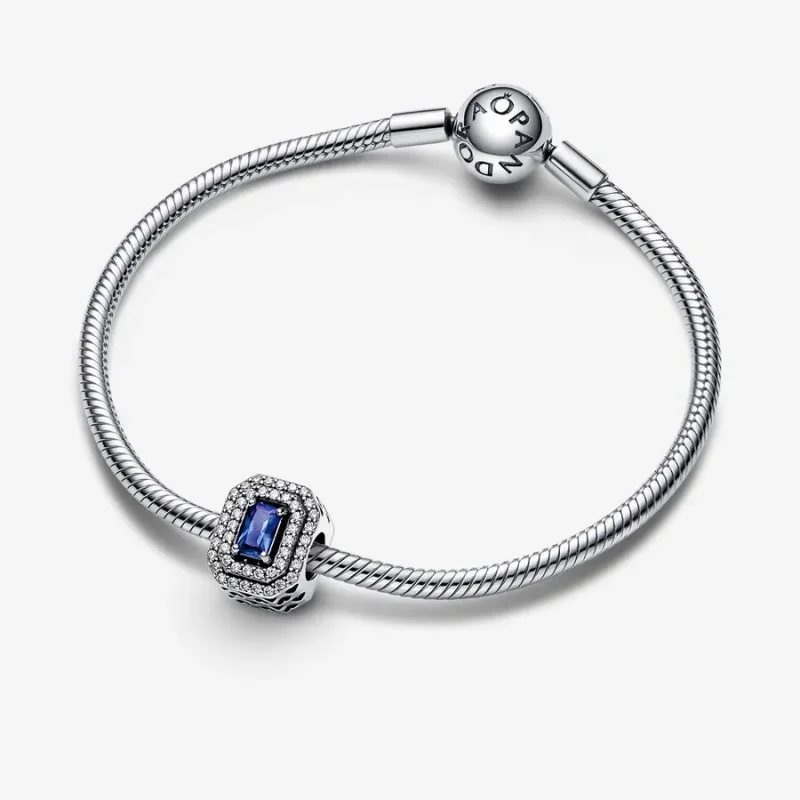 (imagine pentru) Talisman dreptunghiular strălucitor albastru - 792385c01 - Vizualizare 6