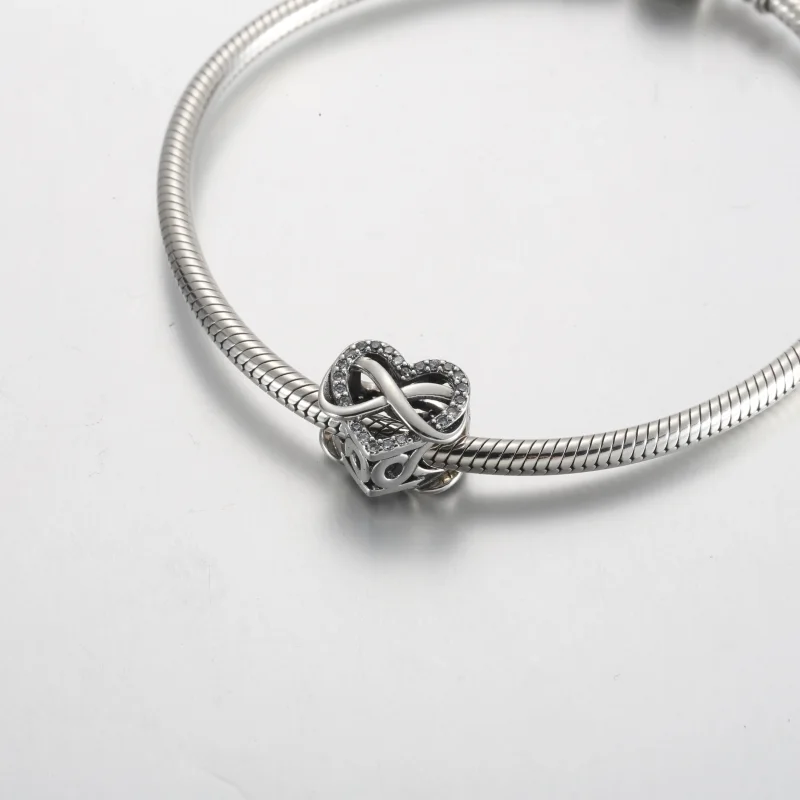 (imagine pentru) Talisman în formă de inimă roșie Infinitatea familiei - 792246C01 - Vizualizare 4