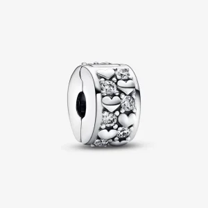 (imagine pentru) Talisman strălucitor cu fixare ușoară cu inimioare infinite - 792235C01