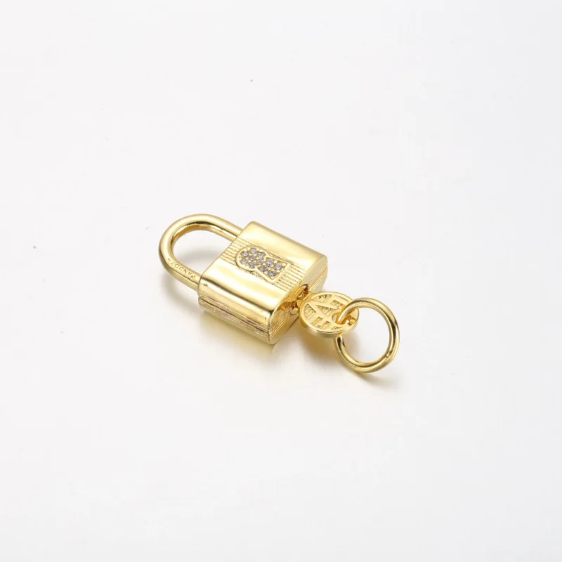 (imagine pentru) Talisman tip pandantiv cu cheie și lacăt - 760088C01 - Vizualizare 3