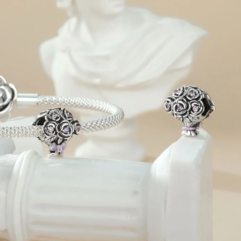 (imagine pentru) Buchet de trandafiri stil PANDORA - SCC2704 - Vizualizare 4