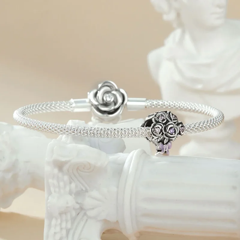 (imagine pentru) Buchet de trandafiri stil PANDORA - SCC2704 - Vizualizare 5