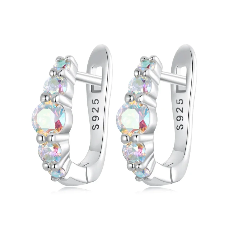(imagine pentru) Cercei colorati in stil PANDORA - BSE960