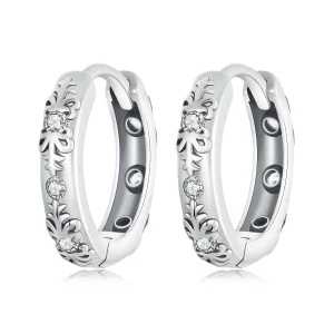 (imagine pentru) Cercei cu model retro stil PANDORA - SCE1701