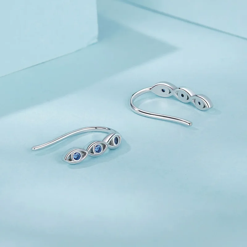 (imagine pentru) Cercei cu ochi de diavol in stil PANDORA - SCE1695 - Vizualizare 4