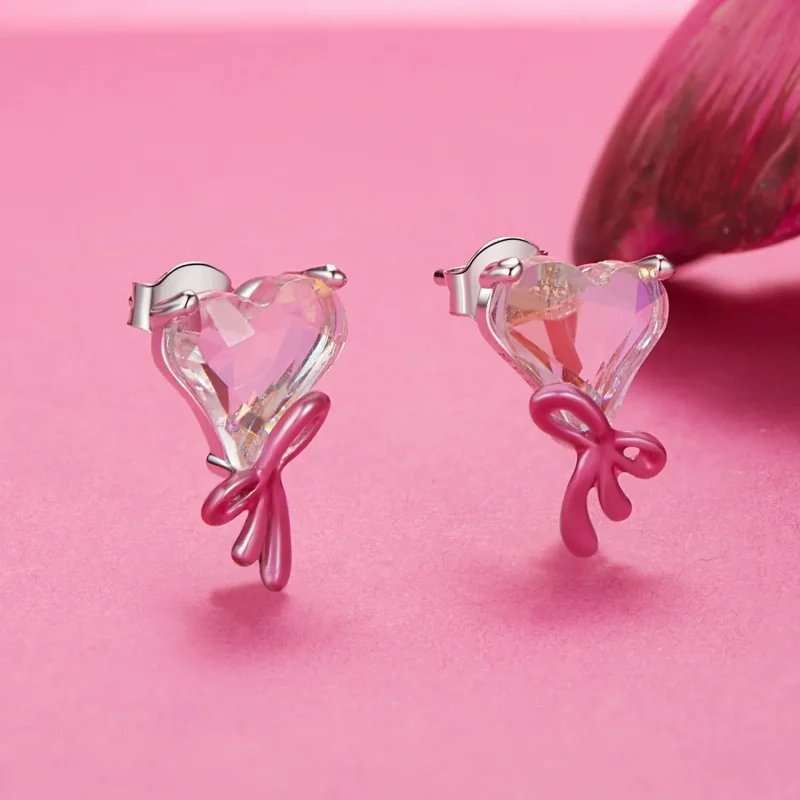 (imagine pentru) Cercei Love Bow Style PANDORA - SCE1696 - Vizualizare 2