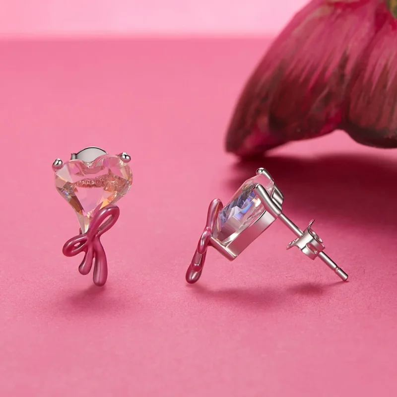 (imagine pentru) Cercei Love Bow Style PANDORA - SCE1696 - Vizualizare 4