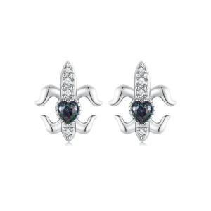 (imagine pentru) Cercei tip PANDORA Tip Vintage Iris - BSE968