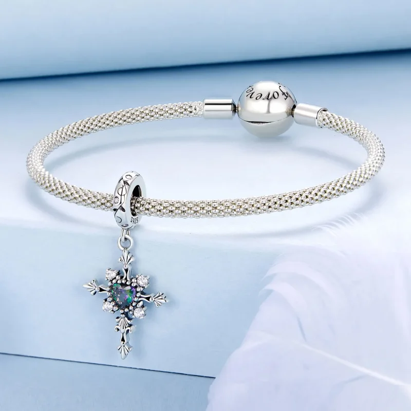 (imagine pentru) Charm Cruce Stil PANDORA - BSC970 - Vizualizare 3