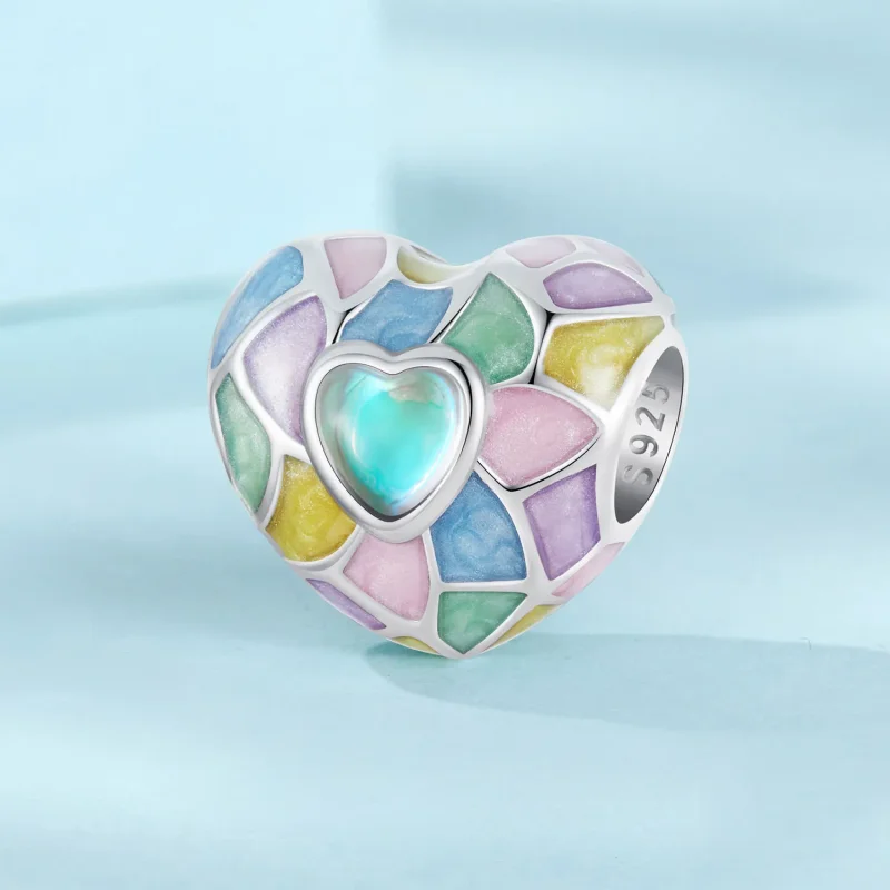 (imagine pentru) Inimi Neon Stil PANDORA - SCC2708 - Vizualizare 2