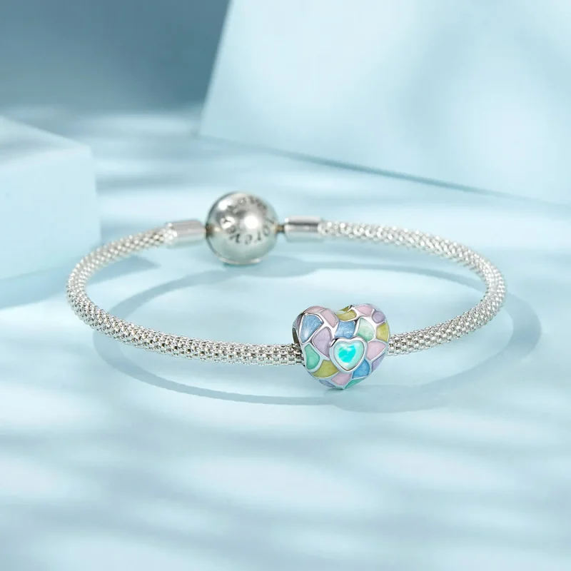 (imagine pentru) Inimi Neon Stil PANDORA - SCC2708 - Vizualizare 5