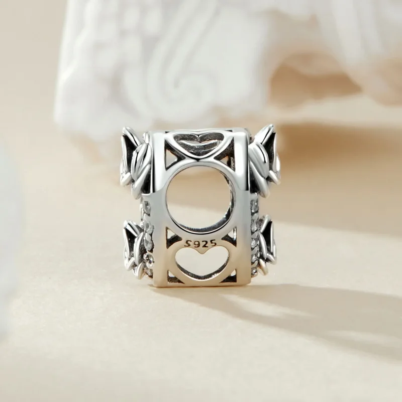 (imagine pentru) Comemorare Propunere Romantică Stil PANDORA - SCC2702 - Vizualizare 3