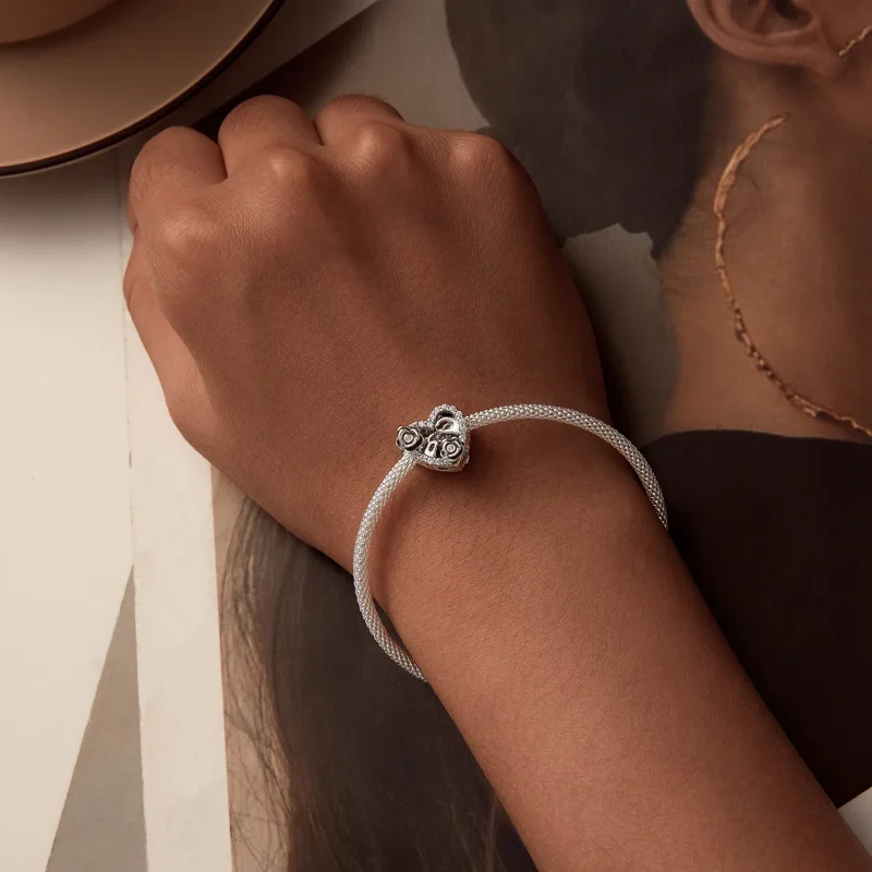 (imagine pentru) Comemorare Propunere Romantică Stil PANDORA - SCC2702 - Vizualizare 6