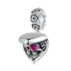 (imagine pentru) Cutie de propuneri cu trandafiri romantici in stil PANDORA - SCC2701