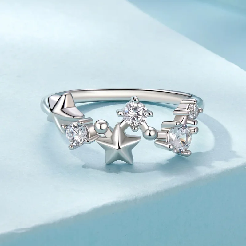 (imagine pentru) Inel Big Dipper stil PANDORA - SCR1005 - Vizualizare 3