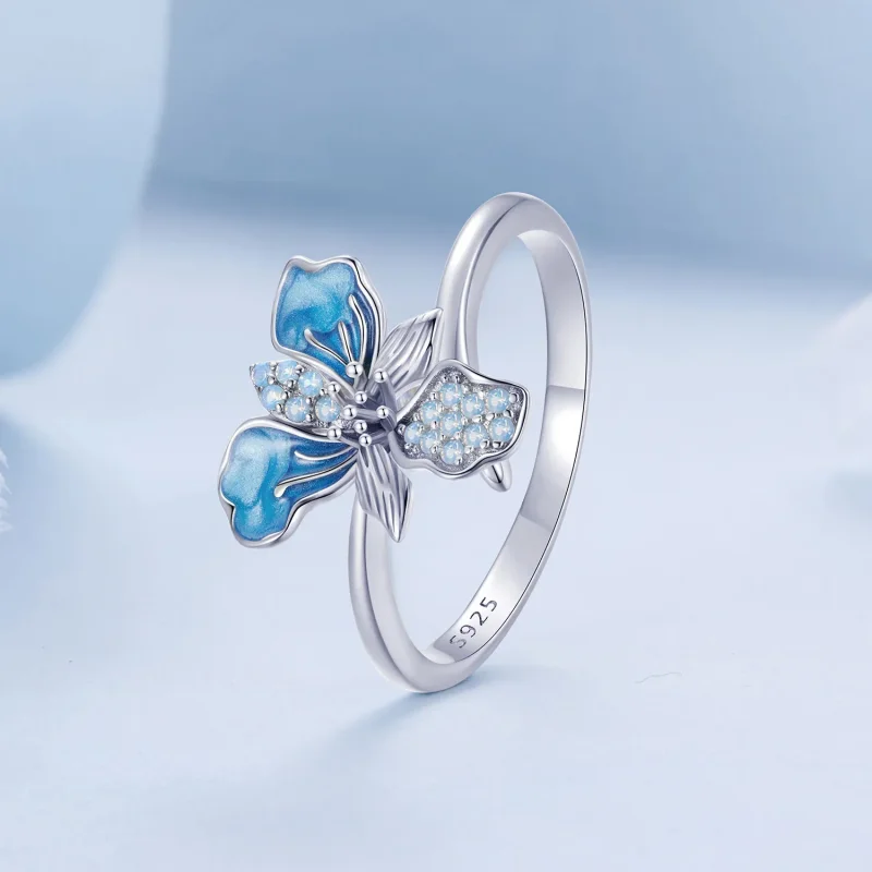 (imagine pentru) Inel Blue Iris Style PANDORA - BSR509-E - Vizualizare 2