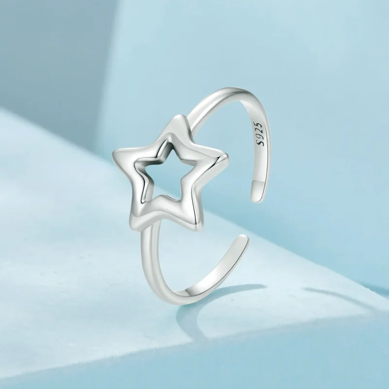 (imagine pentru) Inel Star Stil PANDORA - SCR997-E - Vizualizare 2