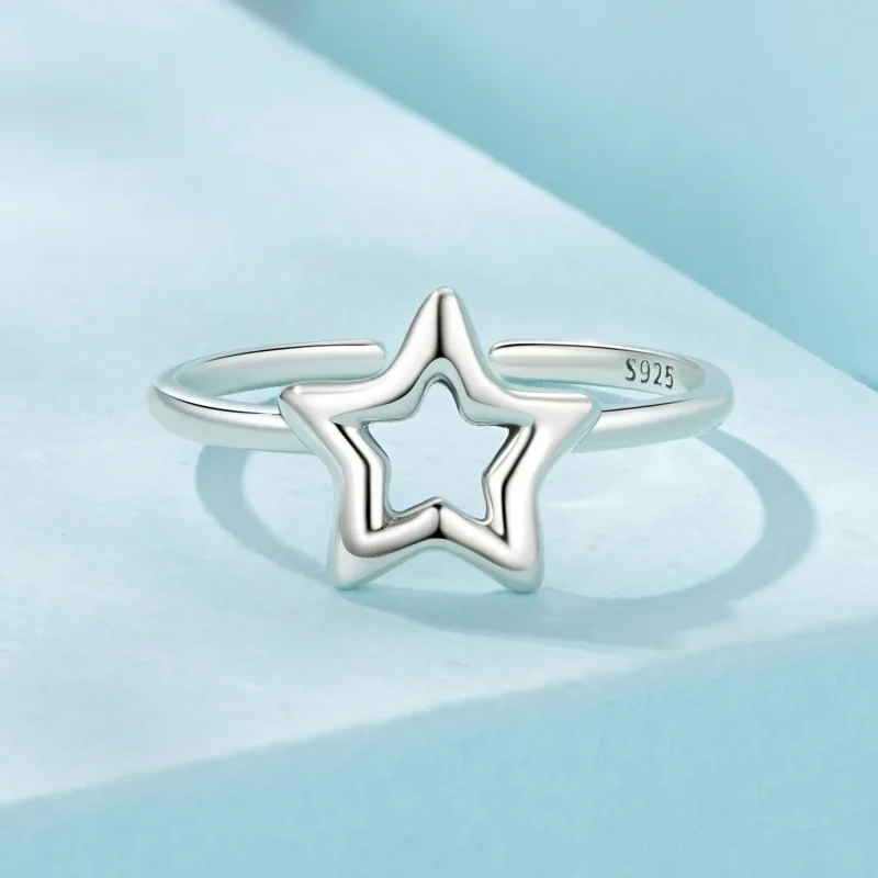 (imagine pentru) Inel Star Stil PANDORA - SCR997-E - Vizualizare 3