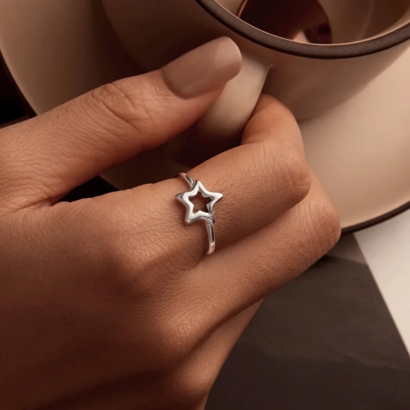 (imagine pentru) Inel Star Stil PANDORA - SCR997-E - Vizualizare 7