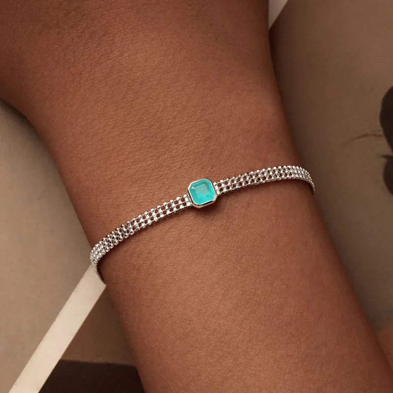 (imagine pentru) Bratara Stil PANDORA Ice Stone - BSB157 - Vizualizare 4