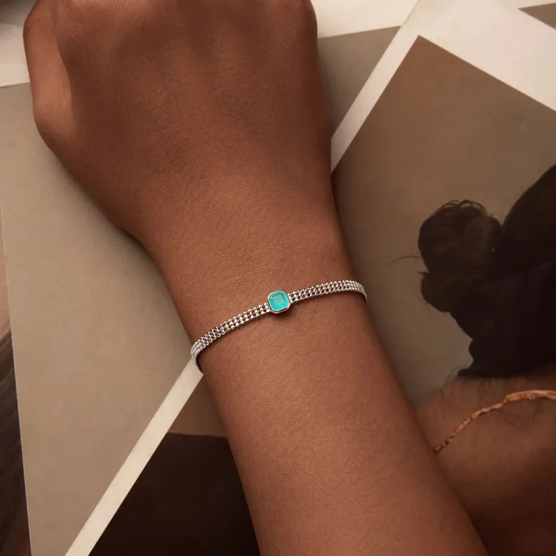 (imagine pentru) Bratara Stil PANDORA Ice Stone - BSB157 - Vizualizare 5