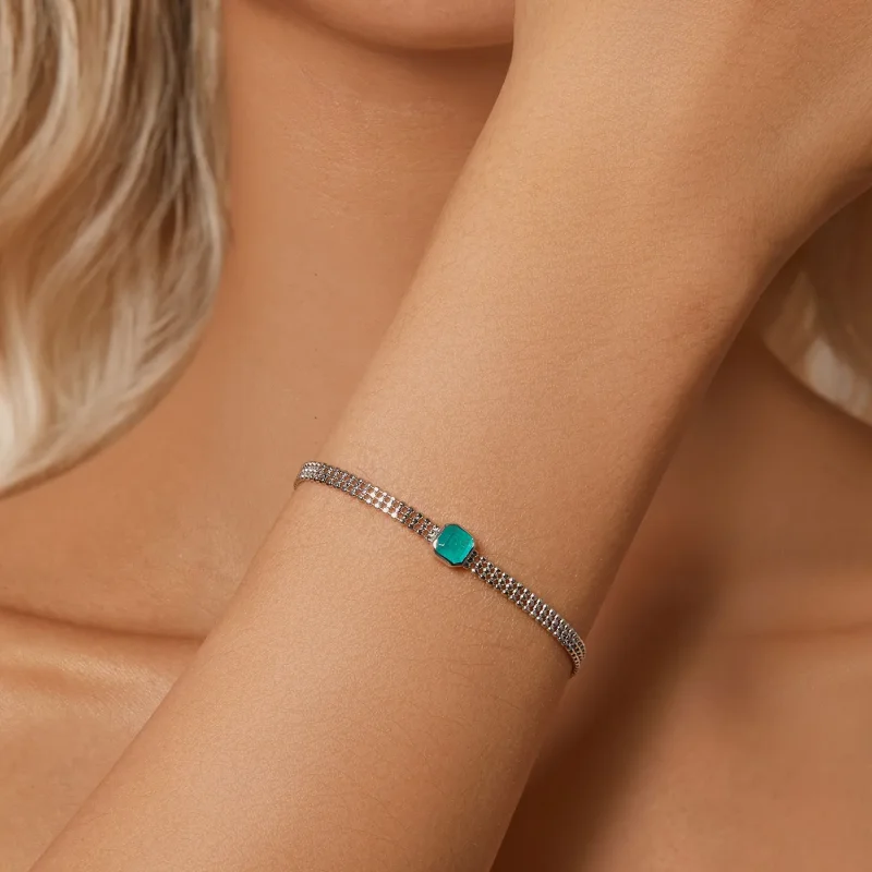 (imagine pentru) Bratara Stil PANDORA Ice Stone - BSB157 - Vizualizare 7