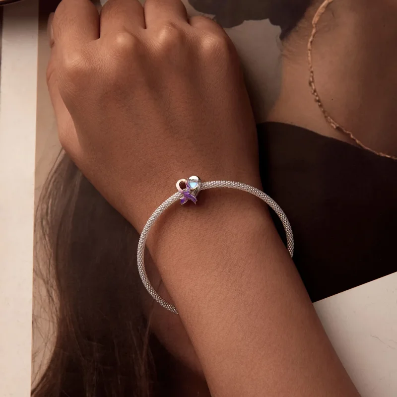 (imagine pentru) Panglică roz stil PANDORA - SCC2685 - Vizualizare 6