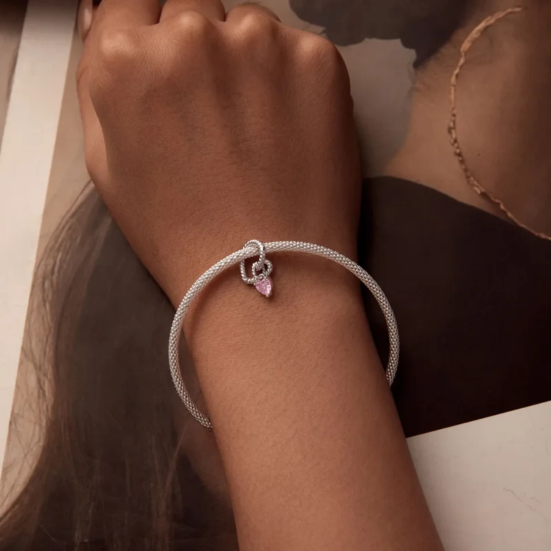 (imagine pentru) Charm inimă inteligentă în stil PANDORA - SCC2692 - Vizualizare 5
