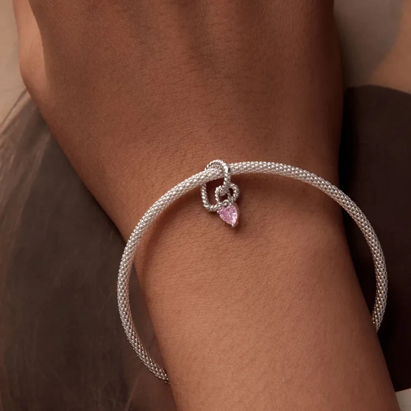 (imagine pentru) Charm inimă inteligentă în stil PANDORA - SCC2692 - Vizualizare 6