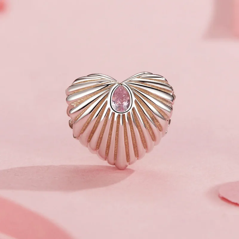 (imagine pentru) PANDORA Tip Heart Charm - SCC2693 - Vizualizare 2