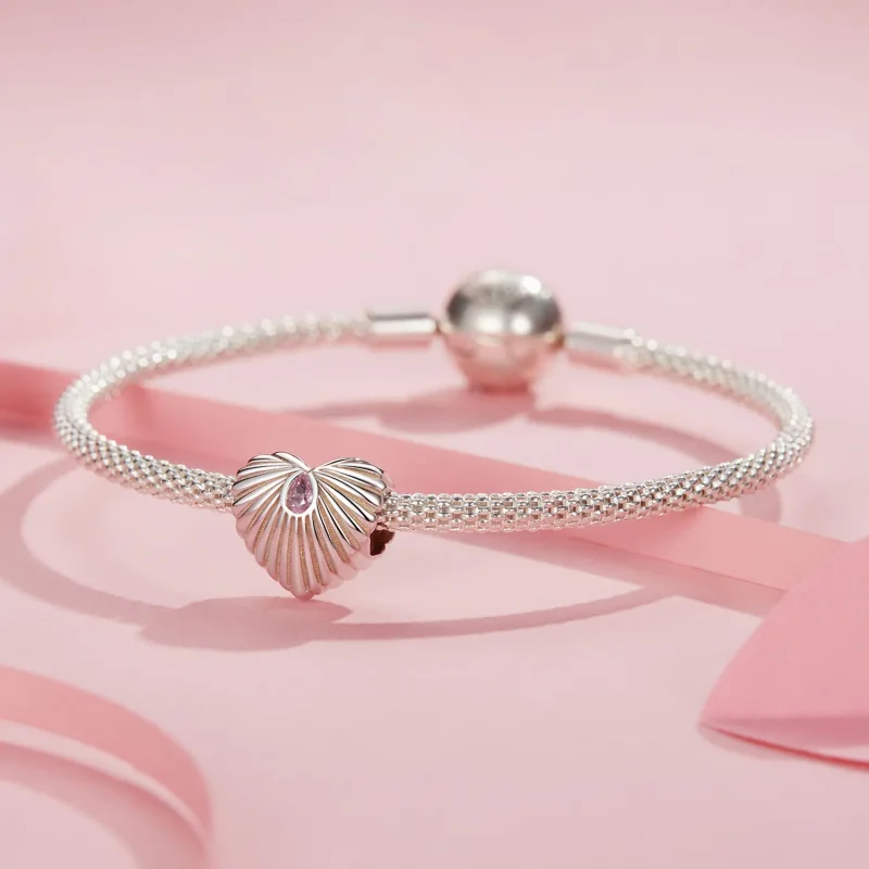 (imagine pentru) PANDORA Tip Heart Charm - SCC2693 - Vizualizare 3