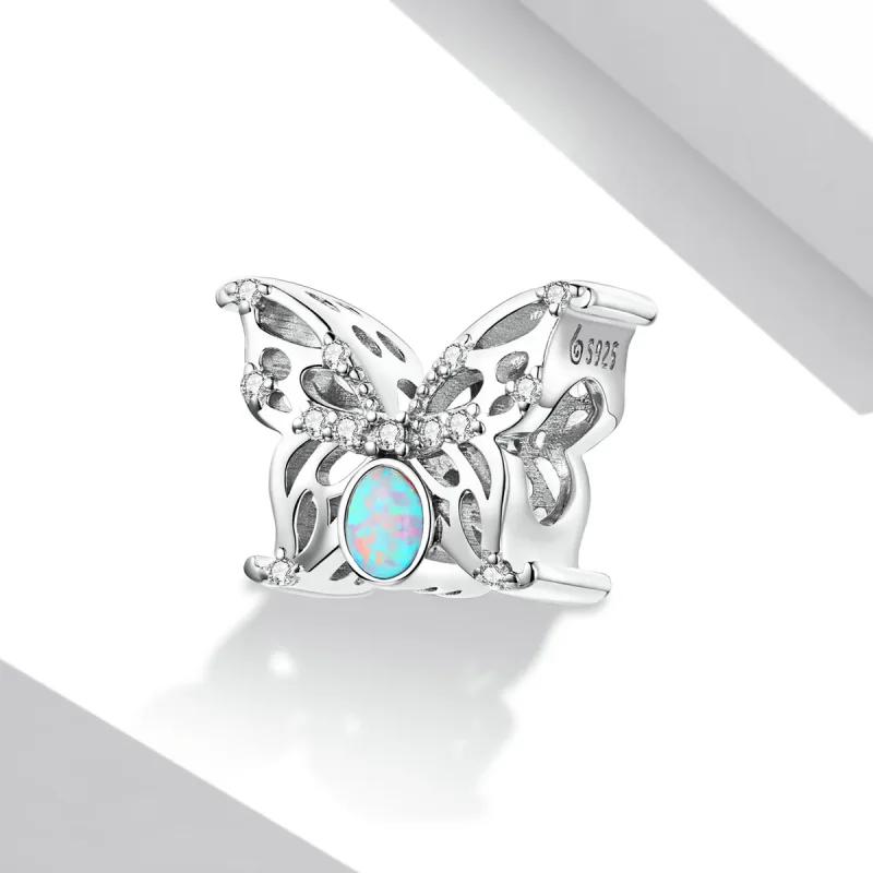 (imagine pentru) Fluture Opal Stil PANDORA - BSC558 - Vizualizare 2