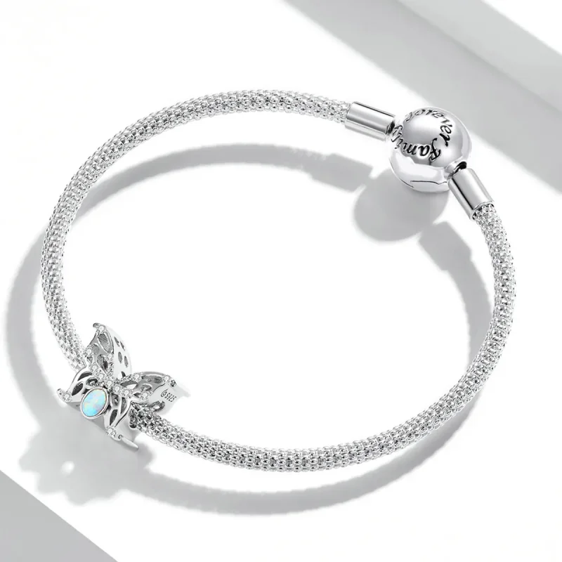 (imagine pentru) Fluture Opal Stil PANDORA - BSC558 - Vizualizare 3