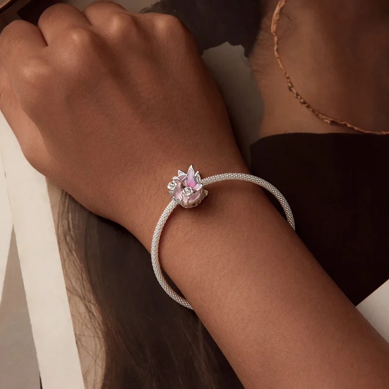 (imagine pentru) Charm Fluture Neon în Stil PANDORA - BSC968 - Vizualizare 6
