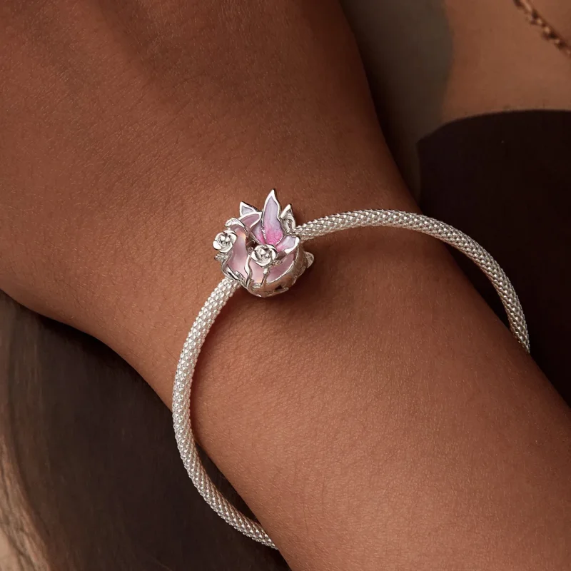 (imagine pentru) Charm Fluture Neon în Stil PANDORA - BSC968 - Vizualizare 7