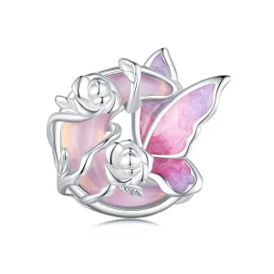 (imagine pentru) Charm Fluture Neon în Stil PANDORA - BSC968