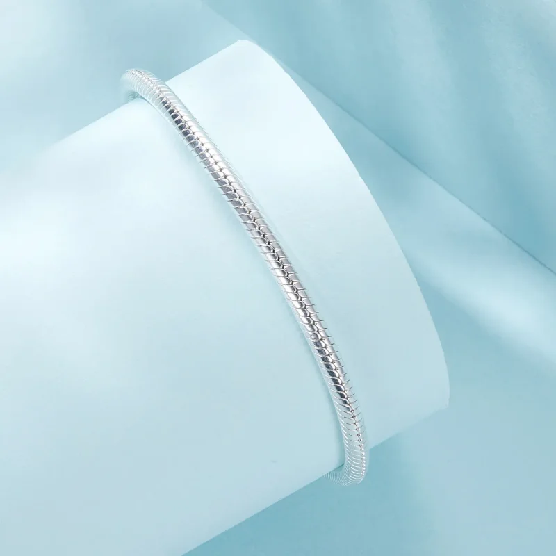 (imagine pentru) Brățară PANDORA Tip Forever Love Snake Bone Basic - SCB272 - Vizualizare 2