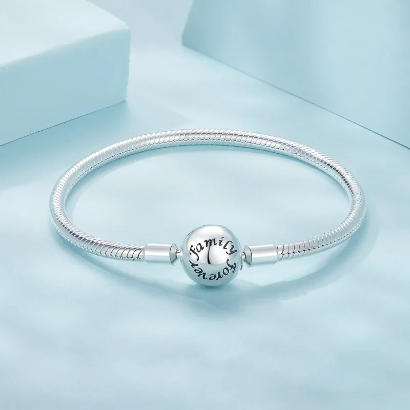 (imagine pentru) Brățară PANDORA Tip Forever Love Snake Bone Basic - SCB272 - Vizualizare 3