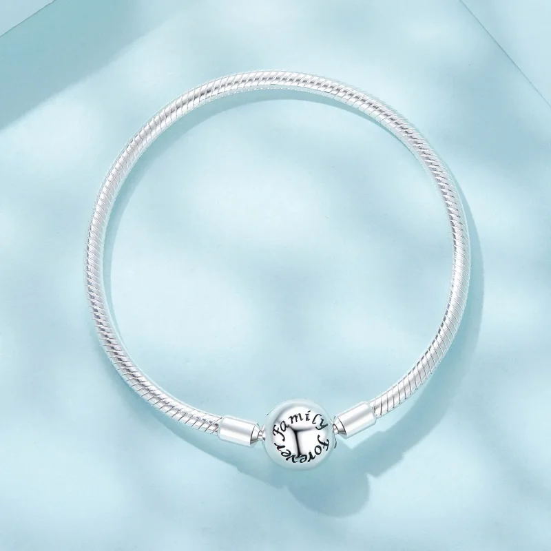 (imagine pentru) Brățară PANDORA Tip Forever Love Snake Bone Basic - SCB272 - Vizualizare 4