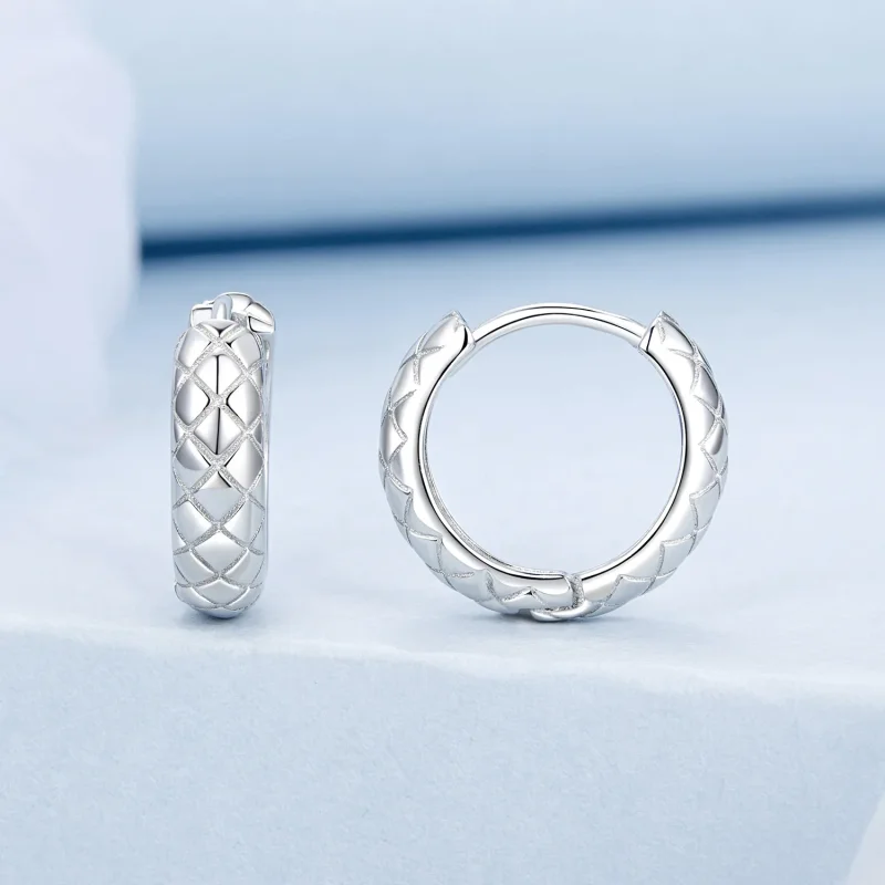 (imagine pentru) Cercei cu model de diamante în stil PANDORA - BSE983 - Vizualizare 2