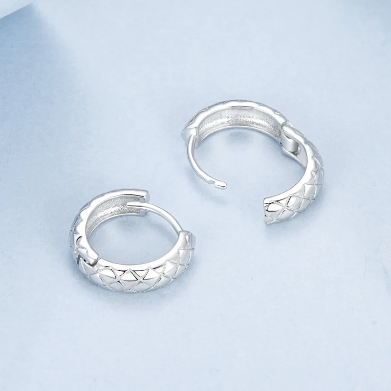 (imagine pentru) Cercei cu model de diamante în stil PANDORA - BSE983 - Vizualizare 4