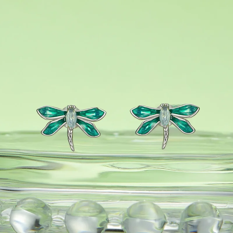 (imagine pentru) Cercei Dragonfly Stil PANDORA - BSE988 - Vizualizare 2