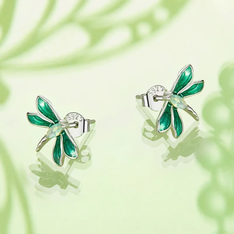 (imagine pentru) Cercei Dragonfly Stil PANDORA - BSE988 - Vizualizare 4