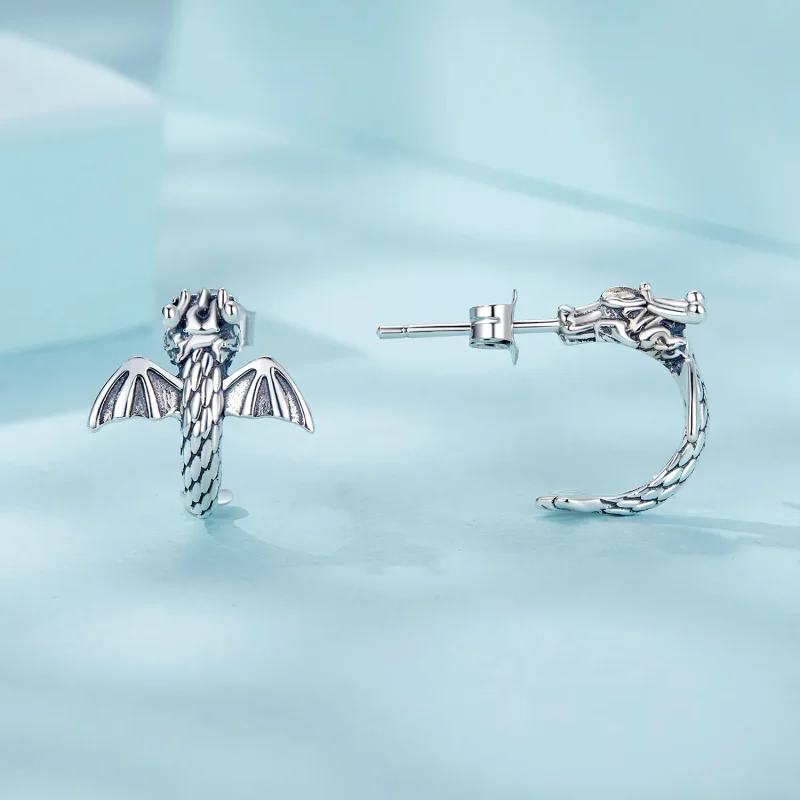 (imagine pentru) Cercei Feilong Stil PANDORA - SCE1734 - Vizualizare 4