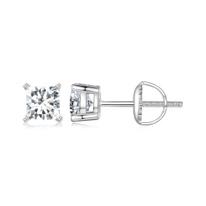 (imagine pentru) Cercei Moissanite Stil PANDORA (Două Certificate) - MSE047-L