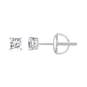 (imagine pentru) Cercei Moissanite Stil PANDORA (Un Certificat) - MSE047-S